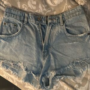 Zara denim shorts
